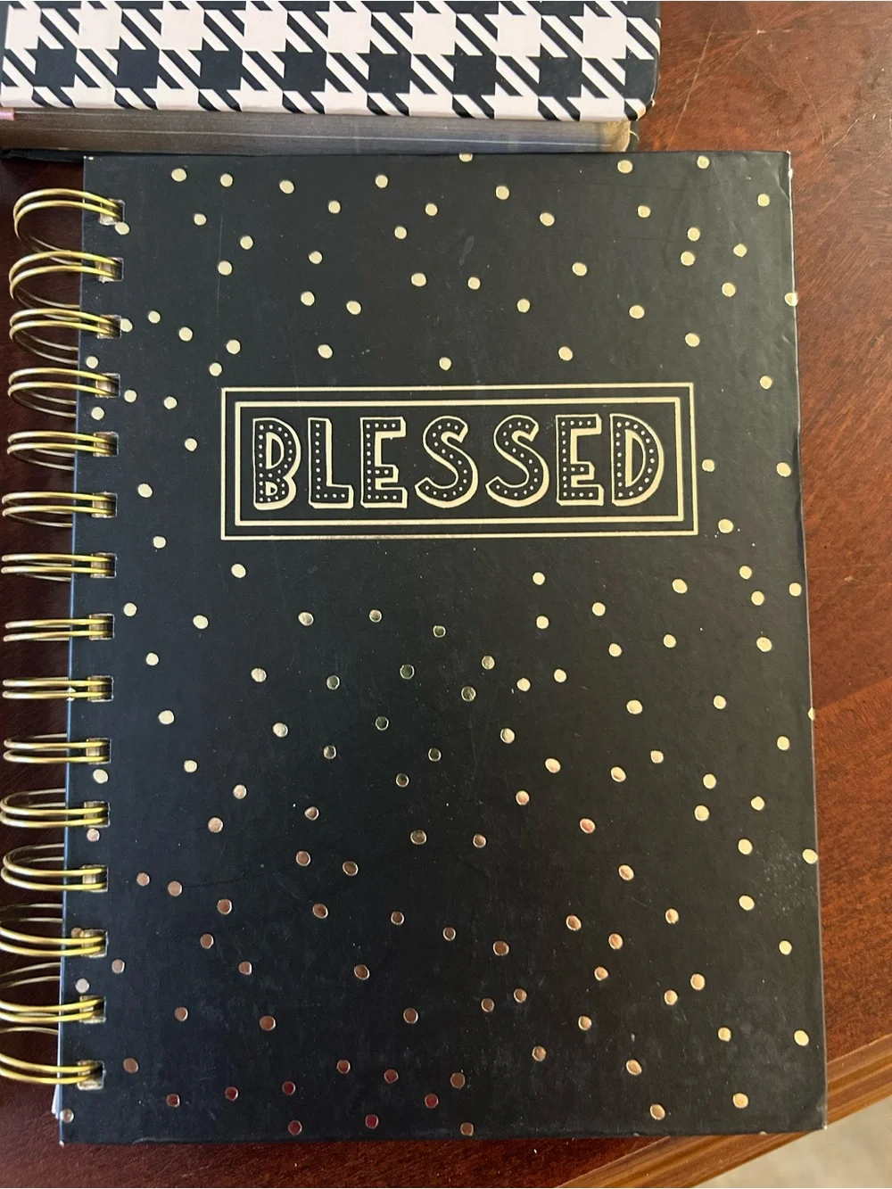 Assorted Spiral Notebooks Set — Black, White, Pink, Cream